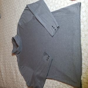 Coldwater Creek Gray Turtleneck Sweater